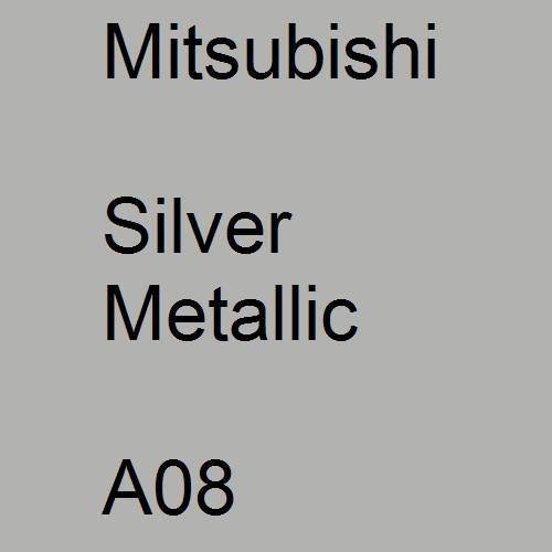 Mitsubishi, Silver Metallic, A08.